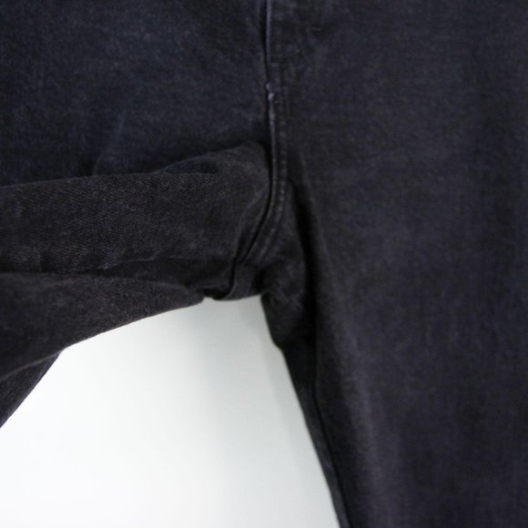 Vintage 90s Black High Waisted Black Mom Jeans - Picture 10 of 12